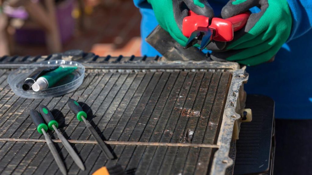 What is a car radiator?